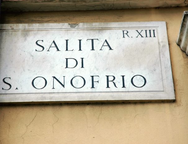 29) road Targa Salita Sant 'Onofrio
