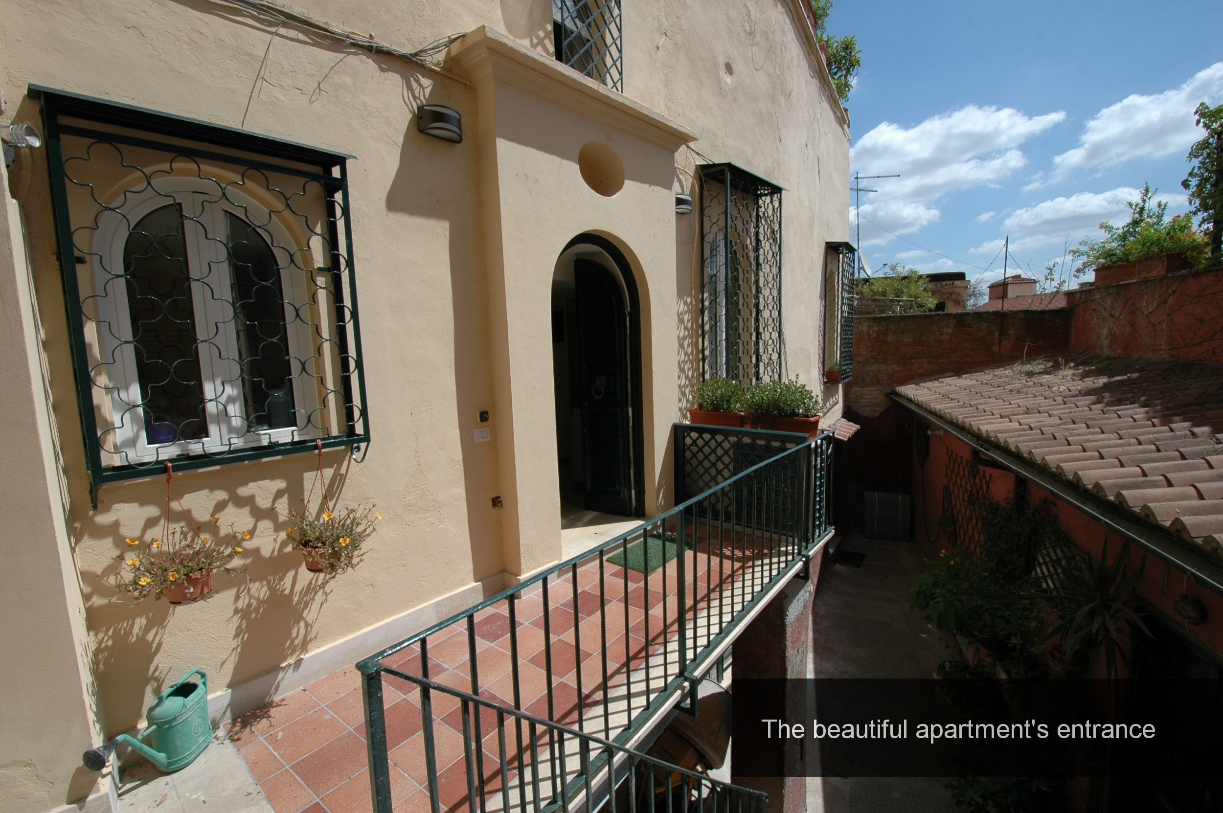 2) beautiful apartment entrance