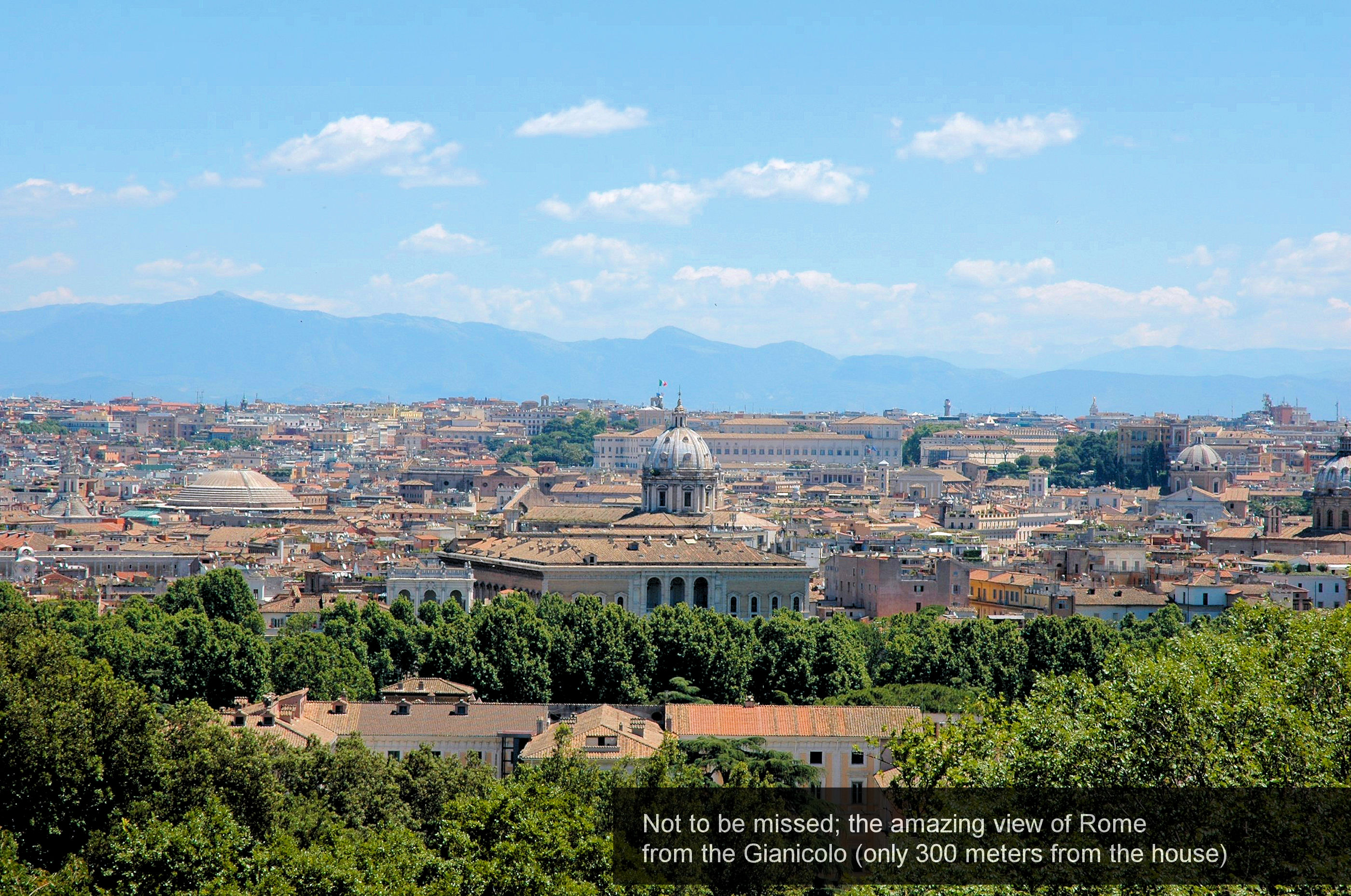 32) Not to be missed_ amazing view of Rome from the Janiculum (300 meter...